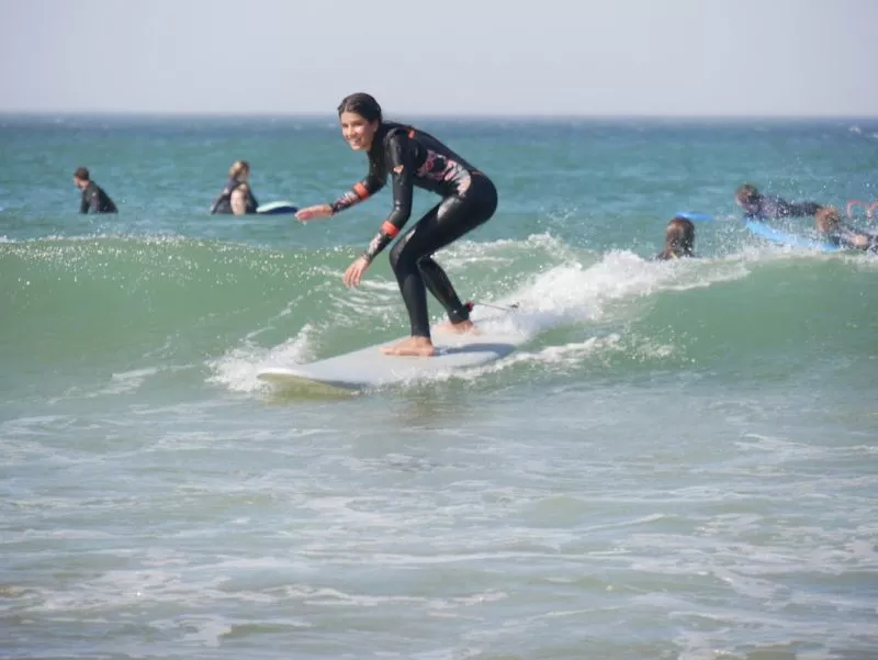 Campo de surf em Marrocos