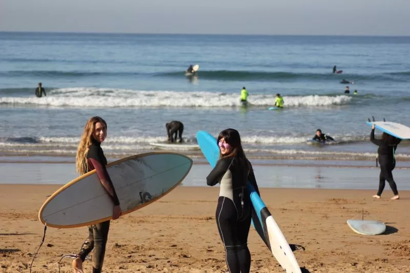 Campo di surf in Marocco