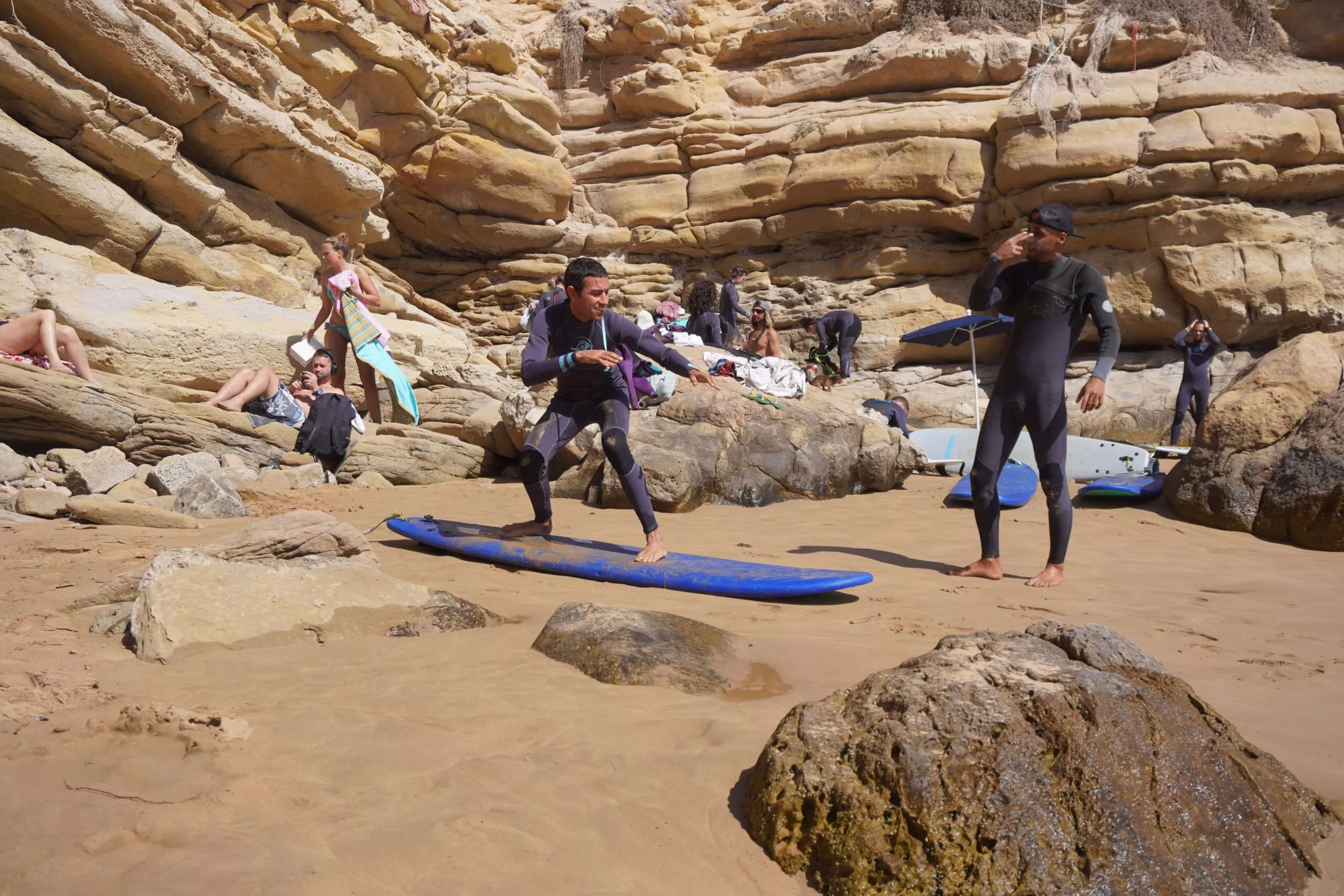 Leren surfen Taghazout Marokko